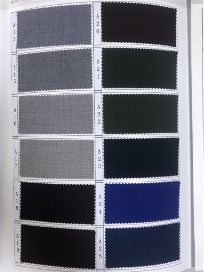 SX-LX TR彈力斜紋 053 成份：74%T 24%R 2%SP 克重:270g 正面照